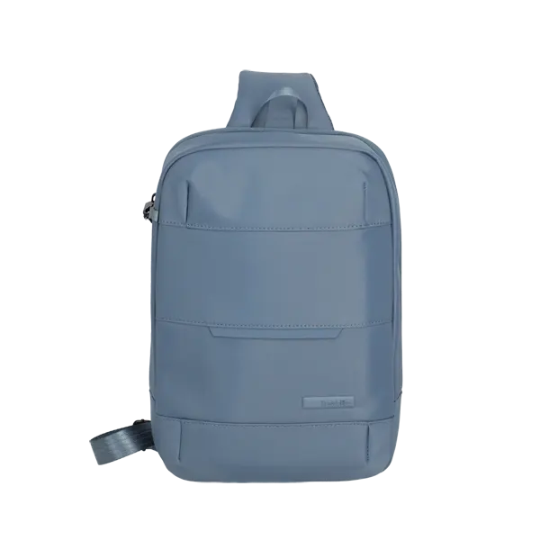 Travelite Workfloow skuldertaske i Denimblå