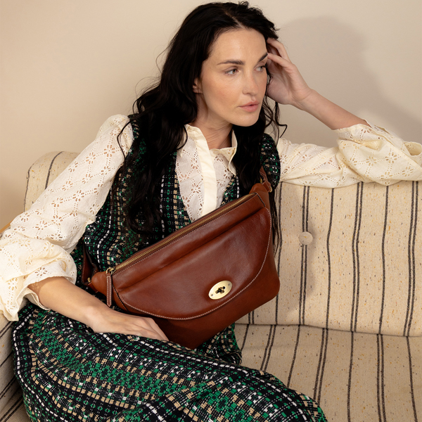 RE:DESIGNED Saya Bumbag Cognac