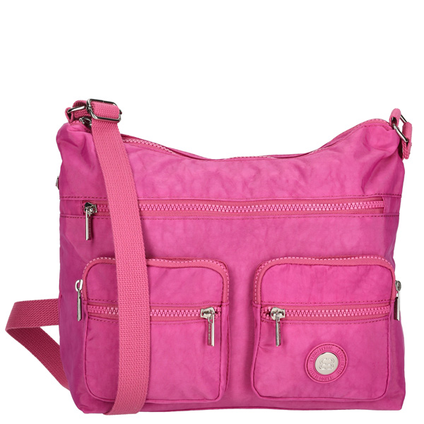 Enrico Benetti Suzie Skuldertaske Fuchsia Nylon