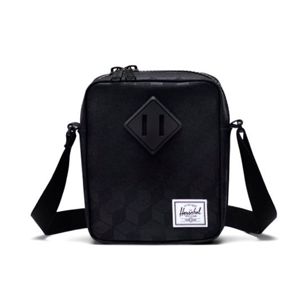 Se Herschel Heritage messenger Optic Check Black 11137-05595 hos Hugo P