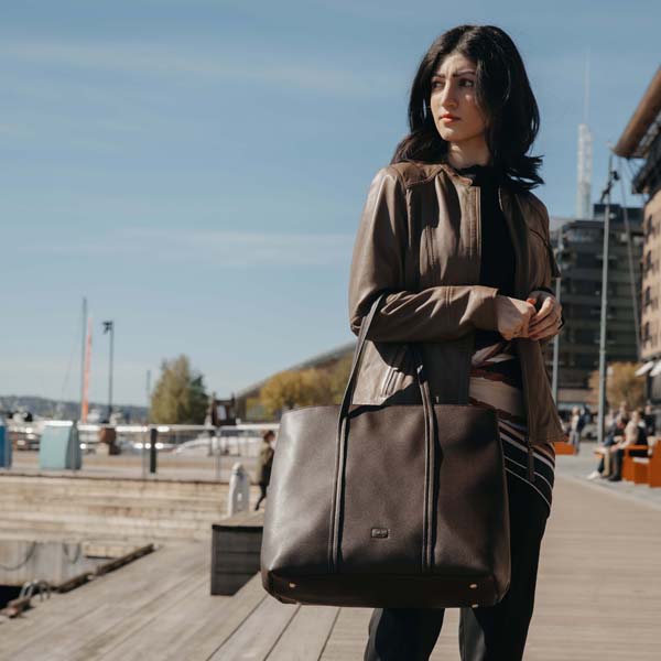 Lycke Oslo Saga Shopper Brun