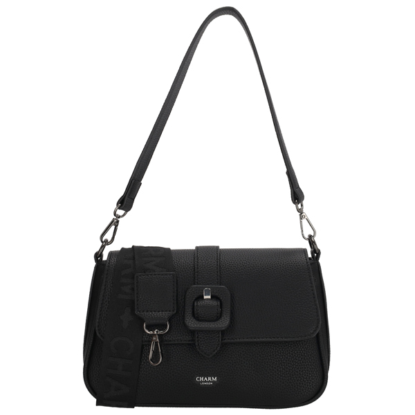 Charm London Uptown Skuldertaske Sort