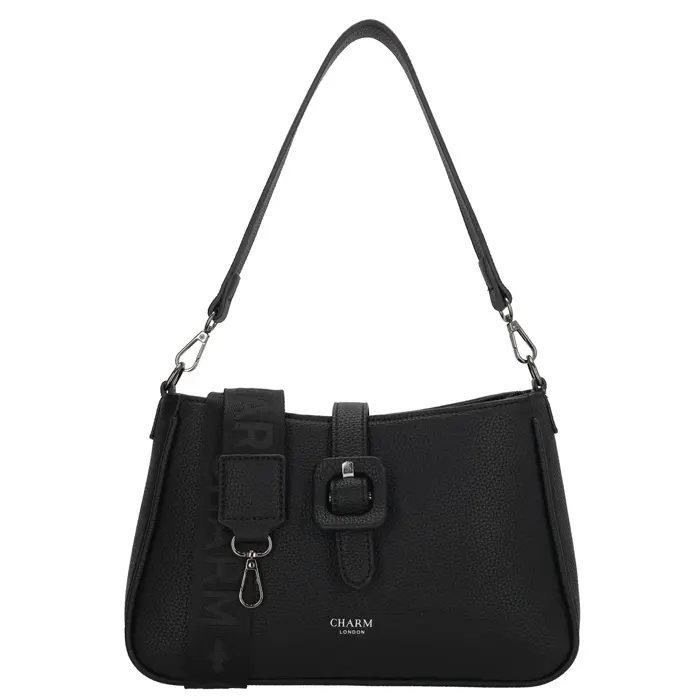 Charm London Uptown Skuldertaske Sort