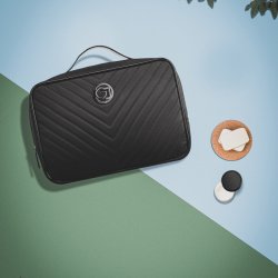 Gillian Jones Traincase 2 Rum Kosmetiktaske Sort