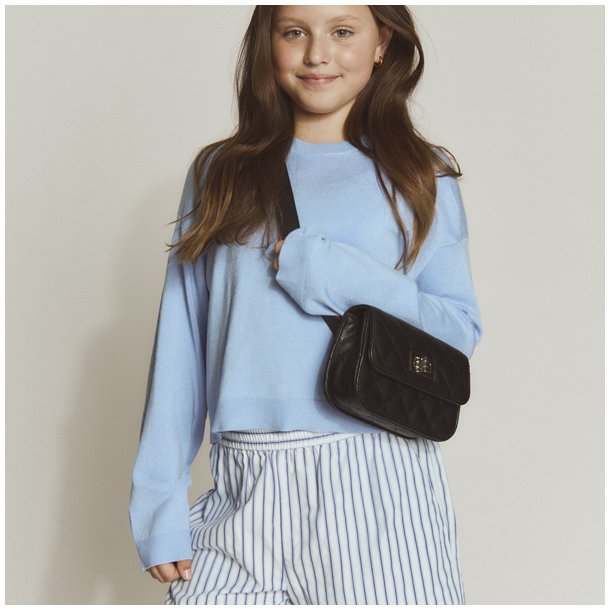 Rosemunde Skuldertaske Quiltet Sort