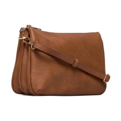 Rosemunde Skuldertaske Lysebrun