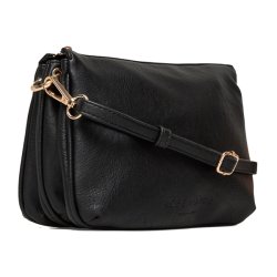 Rosemunde Skuldertaske Sort/Guld