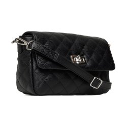 Rosemunde Skuldertaske Quiltet Sort