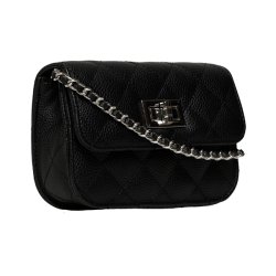 Rosemunde Skuldertaske Quiltet Sort