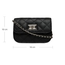 Rosemunde Skuldertaske Quiltet Sort