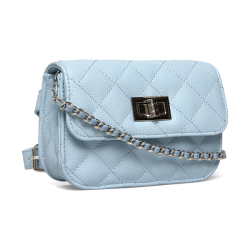 Rosemunde Skuldertaske Quiltet Pastel Bl�