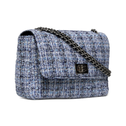 Rosemunde Boucle skuldertaske med k�de Mix bl�