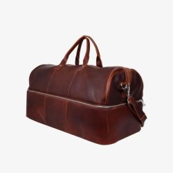 Adax Catania Aladdin brun rejsetaske set forfra