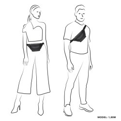 Double-D B�ltetaske Sort