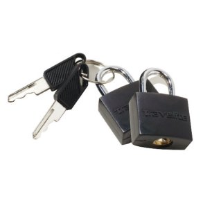 Travelite kuffertl�s s�t med 2 h�ngel�se og 4 n�gler