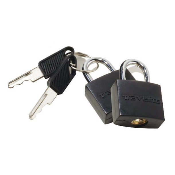 Travelite kuffertl�s s�t med 2 h�ngel�se og 4 n�gler