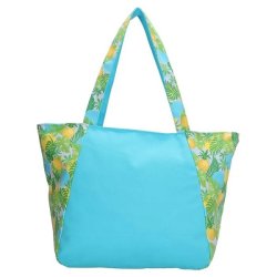 PE-Florence Canvas Strandtaske Lysebl