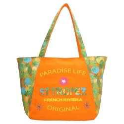 PE-Florence Canvas Strandtaske Orange