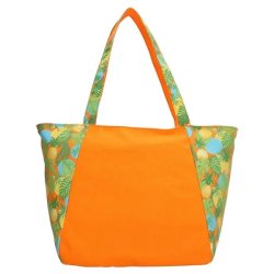 PE-Florence Canvas Strandtaske Orange