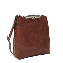 Adax Cormorano Skuldertaske Vilma Walnut