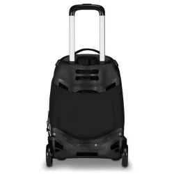 INVICTA PLUG PLAIN Rygs�k p� hjul Sort
