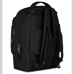 INVICTA PLUG PLAIN Rygs�k p� hjul Sort