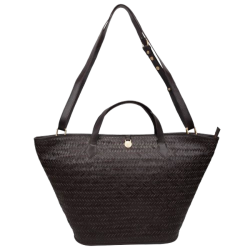 Adax Lucca Flora Shopper M�rkebrun