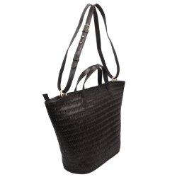 Adax Lucca Flora Shopper M�rkebrun