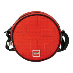 LEGO Rung Skuldertaske Brick Dots Red