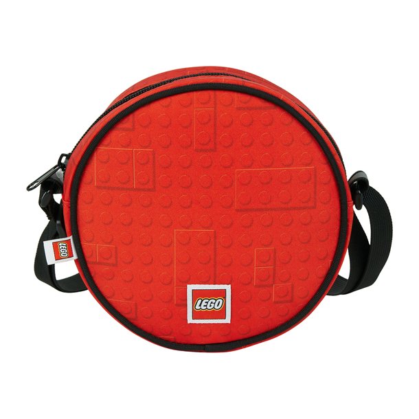 LEGO Rung Skuldertaske Brick Dots Red