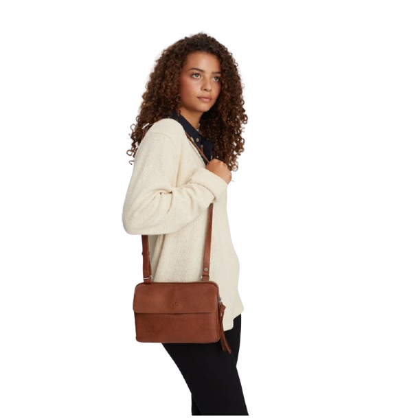 Adax Brescia Skuldertaske Lene Caramel