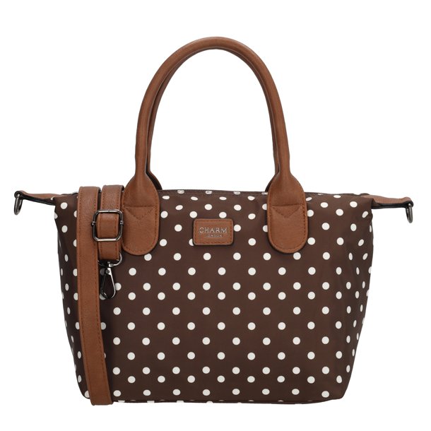 Charm London Buckingham H�ndtaske M�rkebrun