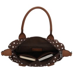 Charm London Buckingham H�ndtaske M�rkebrun