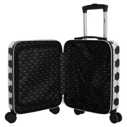 �ben Zebra Trends Avonturier fodboldkuffert med sort indvendig foring, lynl�slukket skillev�g og elastiske krydsremme til t�jet.
