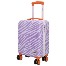Zebra B�rnekuffert Lilla Zebra