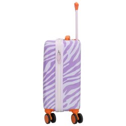 Zebra B�rnekuffert Lilla Zebra