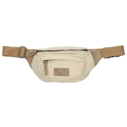 Beagles Originals Mount Fuji b�ltetaske beige set forfra med lynl�slomme
