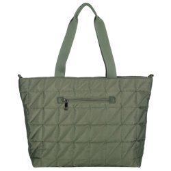 Enrico Benetti Josephine shopper olive med lynl�slomme p� bagsiden