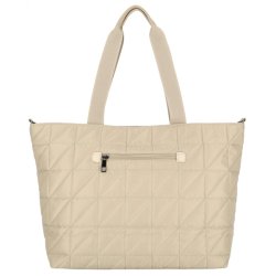 Enrico Benetti Josephine shopper beige med lynl�slomme p� bagsiden