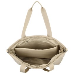 Enrico Benetti Josephine shopper beige med stort hovedrum og laptoprum