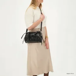 Charm London Berlin H�ndtaske Sort