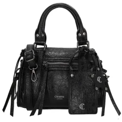 Charm London Berlin H�ndtaske Sort