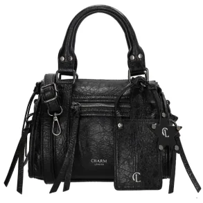 Charm London Berlin H�ndtaske Sort