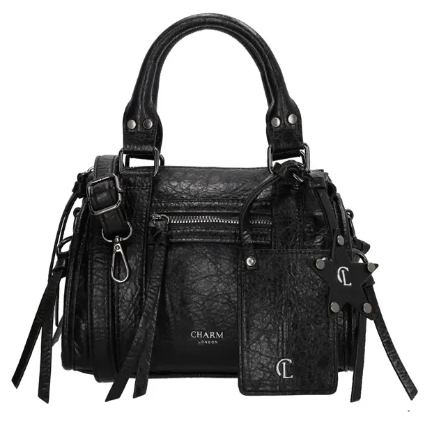 Charm London Berlin H�ndtaske Sort