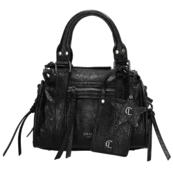 Charm London Berlin H�ndtaske Sort