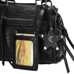 Charm London Berlin H�ndtaske Sort