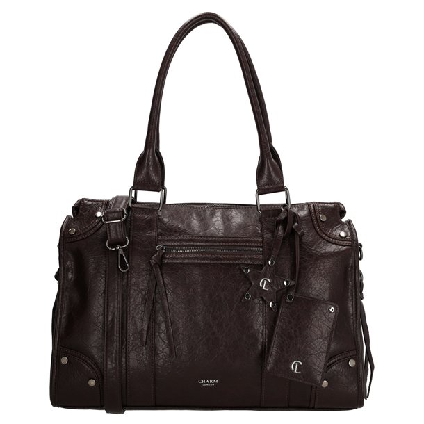 Charm London Berlin Shopper 15,6" M�rkebrun