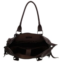 Charm London Berlin Shopper 15,6" M�rkebrun