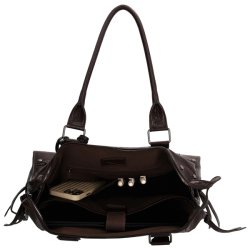 Charm London Berlin Shopper 15,6" M�rkebrun
