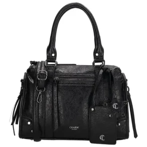 Charm London Berlin H�ndtaske Sort